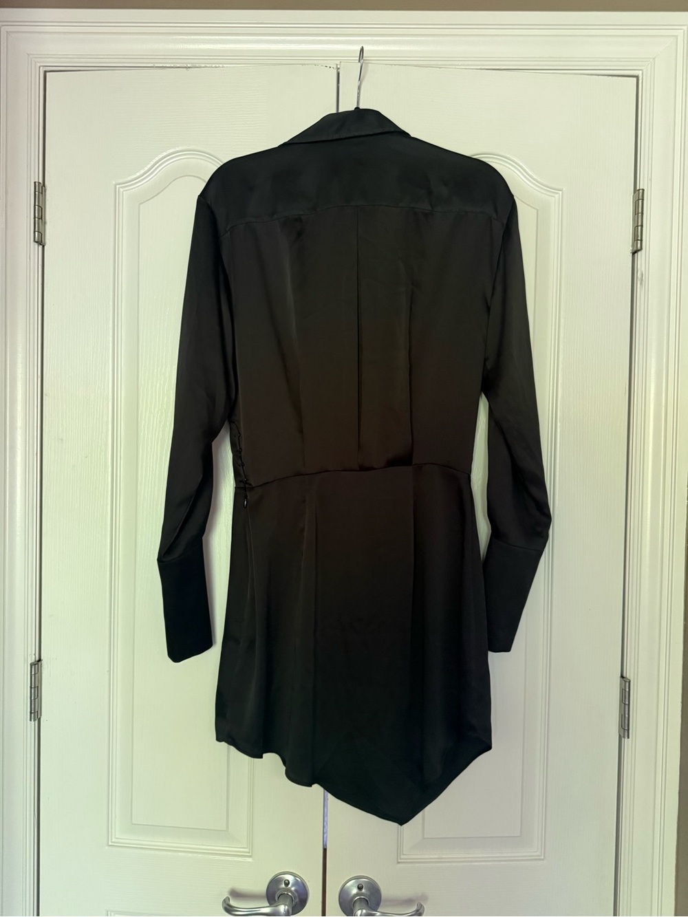 L'Academie Black Long Sleeve Shirt Dress - Picture 6 of 6